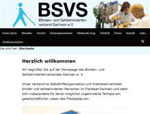 Tablet Screenshot of bsv-sachsen.de